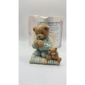 Cherished Teddies Bear Patrick Boy Praying Thank You For A Friend That’s True